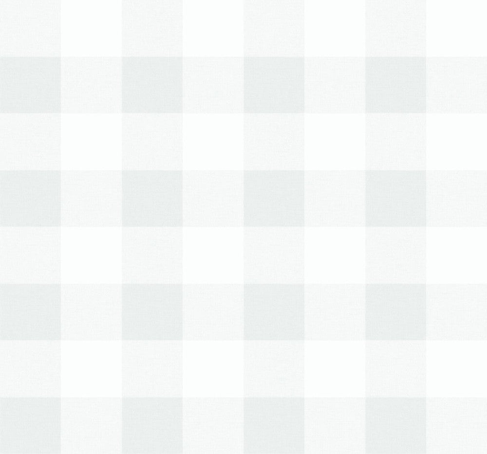 Picnic Plaid White Sands by Seabrook Wallpaper Beach House United States 60.75 6.3" 27" - Fabric Carolina -