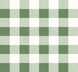 Picnic Plaid Greenery by Seabrook Wallpaper