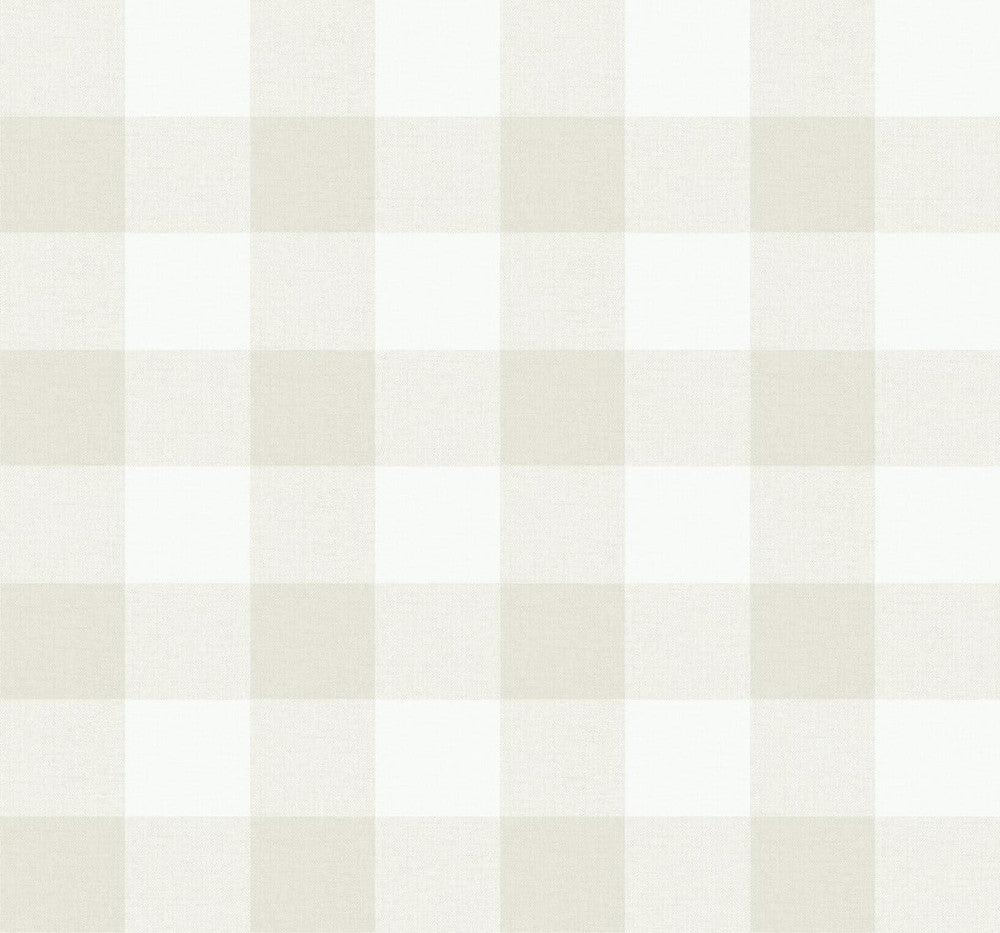 Picnic Plaid Sand Dunes by Seabrook Wallpaper Beach House United States 60.75 6.3" 27" - Fabric Carolina -