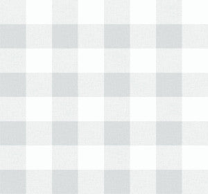 Picnic Plaid Daydream Gray by Seabrook Wallpaper
