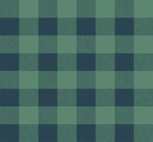 Picnic Plaid Tropic Green by Seabrook Wallpaper