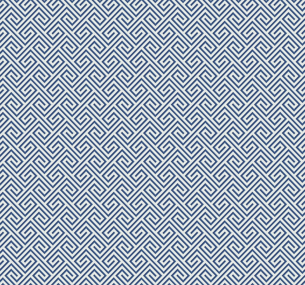 Beach Keys Coastal Blue by Seabrook Wallpaper Beach House United States 60.75 12.6" 27" - Fabric Carolina -