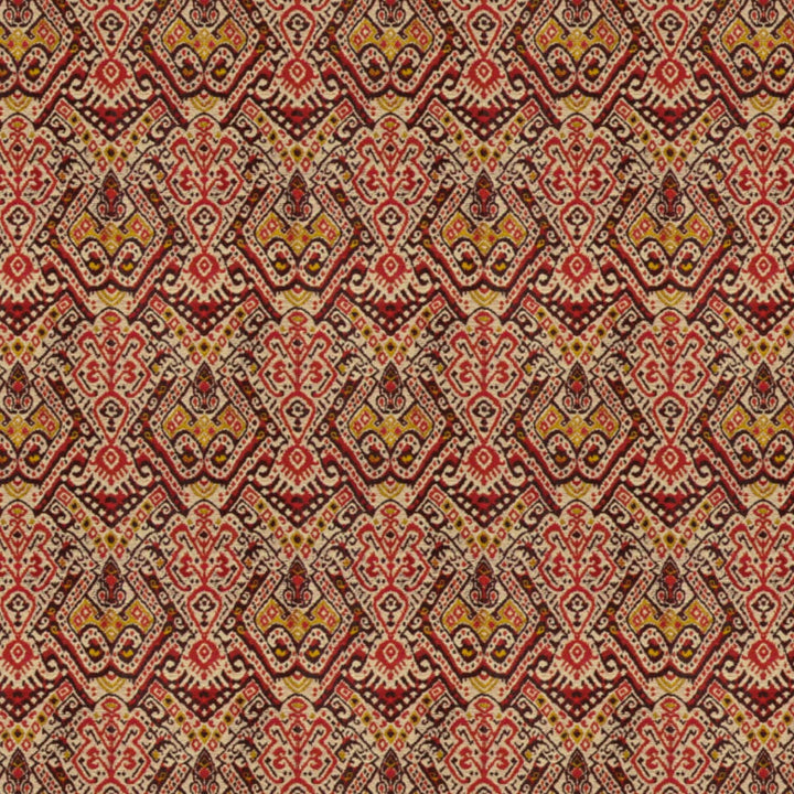 Mckenzie 1 Pepper by Stout Fabric RAINBOW LIBRARY BLOSOM/CRANBERRY 100%POL INDIA </p><p>Repeat: 14.125 54 in - Fabric Carolina -