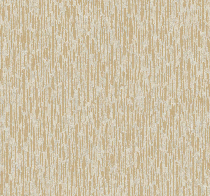 Metallic Cascade Neutrals & Gold Wallpaper by Antonina Vella Antonina Vella Modern Metals Second Edition Covers about 60.5 square feet 27-in by 26.9-ft long roll Unpasted 25.2 - Fabric Carolina -