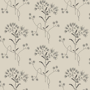 Gatherings White & Taupe Wallpaper by Magnolia Home