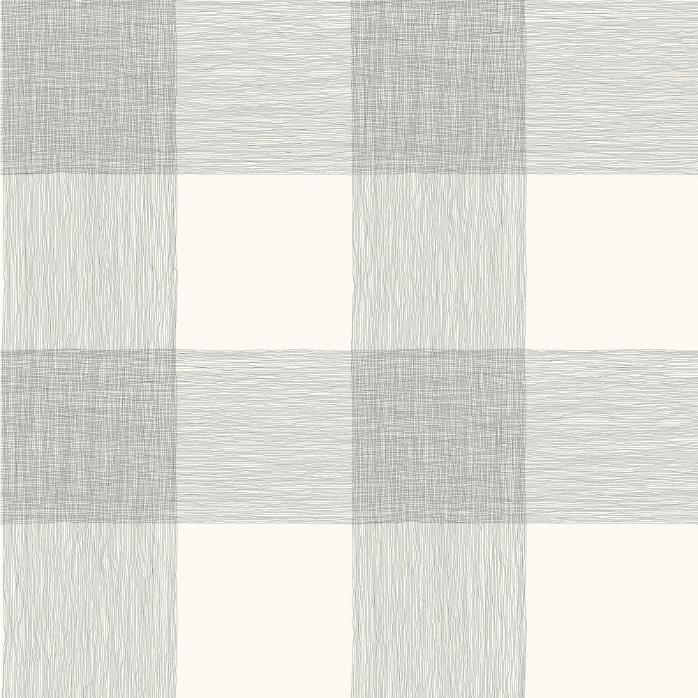 Common Thread Black & White Wallpaper by Magnolia Home Magnolia Home Vol. II Covers about 56.4 square feet 20.5-in by 33-ft long roll Prepasted 20.5 - Fabric Carolina -