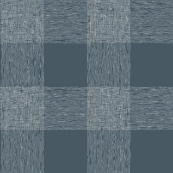 Common Thread Navy & White Wallpaper by Magnolia Home Magnolia Home Vol. II Covers about 56.4 square feet 20.5-in by 33-ft long roll Prepasted 20.5 - Fabric Carolina -
