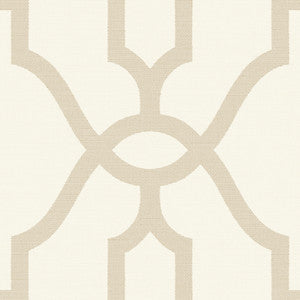 Woven Trellis Beige Wallpaper by Magnolia Home