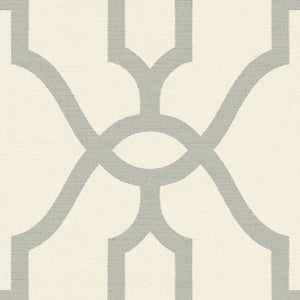 Woven Trellis Quarry Grey Wallpaper by Magnolia Home