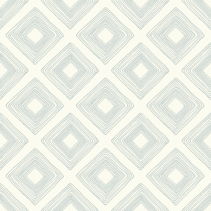 Diamond Sketch Eggshell Wallpaper by Magnolia Home Magnolia Home Vol. II Covers about 56.4 square feet 20.5-in by 33-ft long roll Prepasted 6.88 - Fabric Carolina -