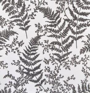 Forest Fern Flock Grey Wallpaper by Magnolia Home