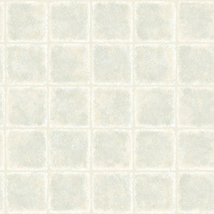 Gold Leaf Blue Tile Texture Wallpaper by Chesapeake