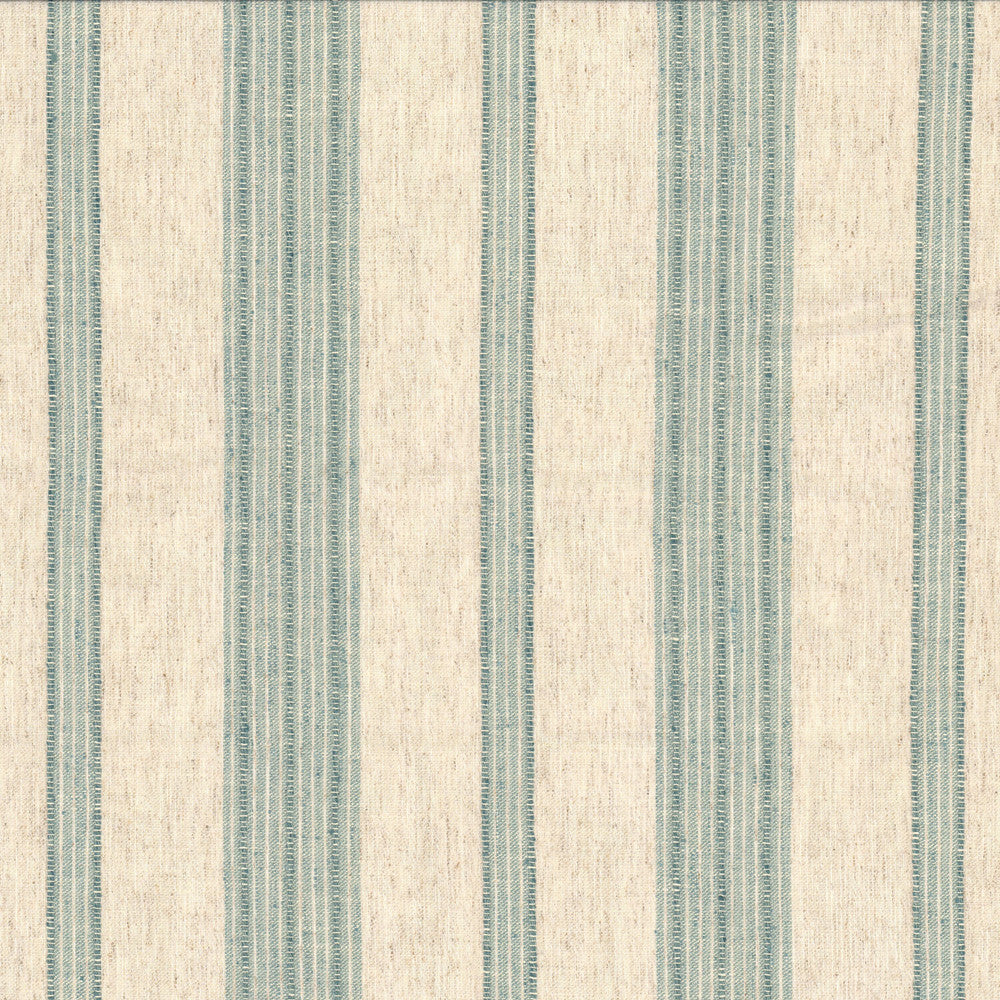 Measure 1 Seaglass by Stout Fabric Stout Fabric Measure 1 SeaglassFabric Comfortable Living Marine/Bay 60%Pol 37%Cot 3%Lin India </p><p>Repeat: H: 0, V: 4.25 54 in - Fabric Carolina -