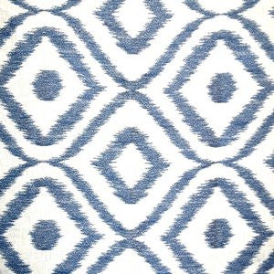 Medina Navy 0308 by Norbar Designer Fabric ALLURE 22% POLYESTER 78% LINEN TURKEY V-9 1/4 H-14 1/2 118" - Swanky Fabrics -
