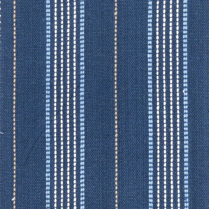 Meeting 2 Royal by Stout Fabric Stout Fabric Meeting 2 RoyalFabric Just Stripes Denim/Slate 100%Cot India </p><p>Repeat: H: 3, V: 0 54 in - Fabric Carolina -