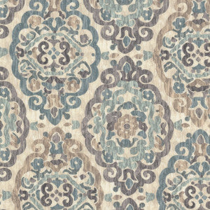 Melange 3 Teal by Stout Fabric