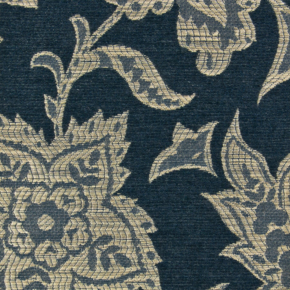 Melrose 1 Navy by Stout Fabric FREEDOM PERFORMANCE 42%ACR 33%POL 25%SVI USA PERFORMANCE RATED FABRIC WYZENBEEK 50 000 DOUBLE RUB WEAR TEST (HEAVY DUTY) FLAME RETARDANT-U.F.A.C. CLASS 1 FLAME RETARDANT-N.F.P.A. 260A CLASS 1 CATB 117-2013 Horizontal: 14.75 and Vertical: 18.5 54 in - Fabric Carolina -