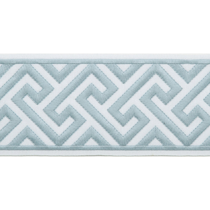 Melrose Emb Tape Arctic by Magnolia Trim - 51% Fibranne, 49% Polyester China Horizontal: and Vertical: 3.5 - Fabric Carolina -