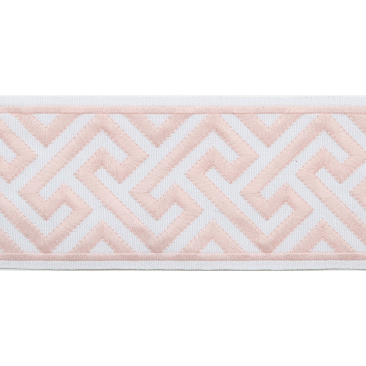 Melrose Emb Tape Blush by Magnolia Trim - 51% Fibranne, 49% Polyester China Horizontal: and Vertical: 3.5 - Fabric Carolina -