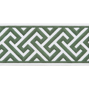 Melrose Emb Tape Emerald by Magnolia Trim