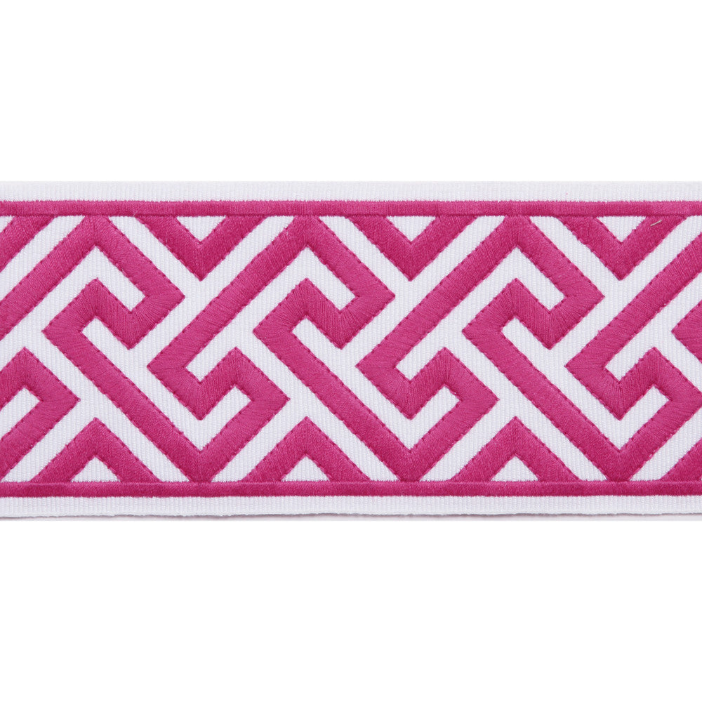 Melrose Emb Tape Peony by Magnolia Trim - 51% Fibranne, 49% Polyester China Horizontal: and Vertical: 3.5 - Fabric Carolina -