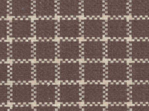 Melville Brown 066 by Norbar Designer Fabric PANAMA 66% POLYESTER 34% COTTON INDIA 1 1/2"V - 1 1/4"H 54 - Swanky Fabrics -