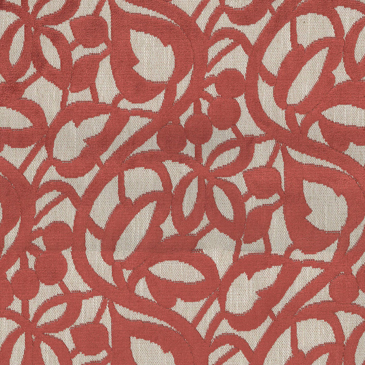 Merits 14 Paprika by ABBEYSHEA Designer Fabric N/A 100% Polyester China 18,000 Double Rubs </p><p>Repeat: Horizontal: 13.5" (34.3 cm) Across the Roll and Vertical: 13.5" (34.3 cm) Up the Roll 54" (137 cm) - Swanky Fabrics -