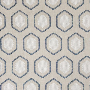 Mervine 3 Indigo by Stout Fabric