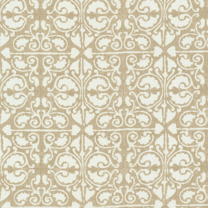 Meteor 2 Sandalwood by Stout Fabric RAINBOW LIBRARY ALMOND/GRANITE 68%POL 32%COT INDIA Horizontal: 13.500 and Vertical: 6.375 54 in - Fabric Carolina -
