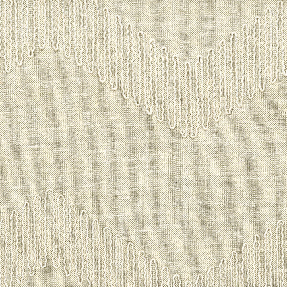 Method 1 Hemp by Stout Designer Fabric Color My Window Sand Dune/Jute 70% Cotton 25% Polyester 5% Linen Rayon Embroidery INDIA WYZENBEEK 50 000 DOUBLE RUB WEAR TEST (HEAVY DUTY) Horizontal: 6.25 and Vertical: 5 51 in - Swanky Fabrics -