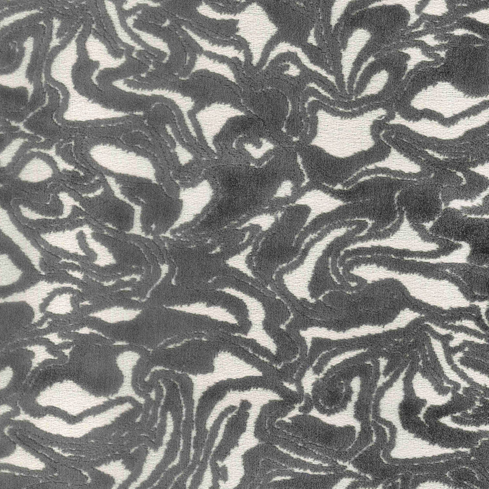 Mezzo Smoke by Norbar Fabric RITZ 85% VISCOSE 15% POLYESTER INDIA 13"V 14 1/4"H 57 - Fabric Carolina -