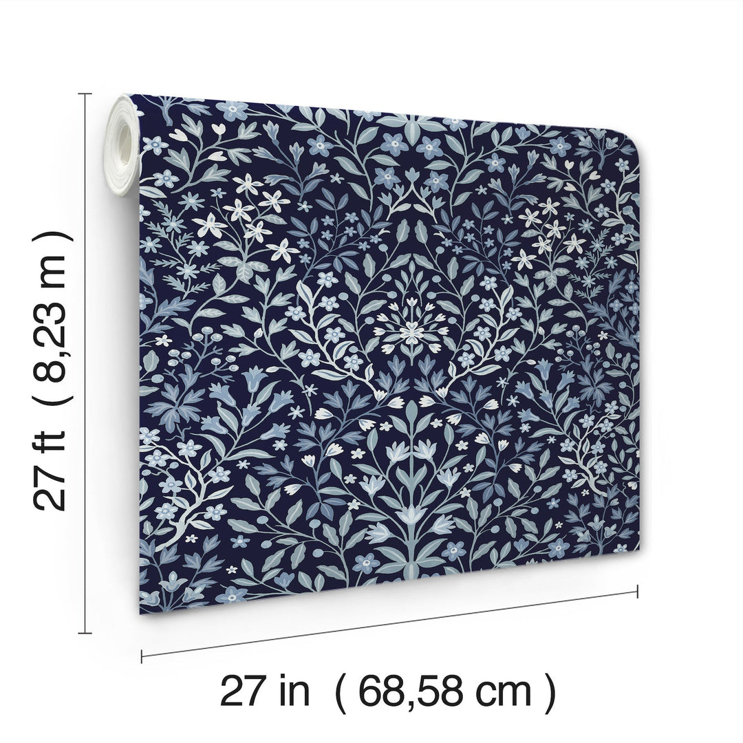 Garden Blue Terrace Wallpaper by Magnolia Home Designer