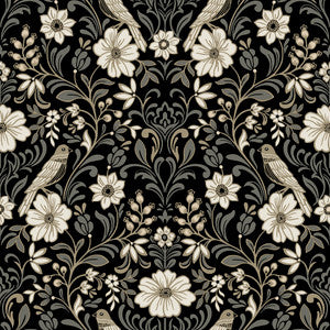 Colette Black Wallpaper by Magnolia Home