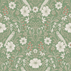 Colette Bright Green Wallpaper by Magnolia Home