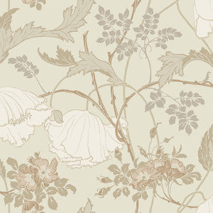 Gwendolyn Neutral & Coral Wallpaper by Magnolia Home