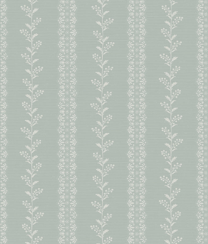Everleigh Sage Wallpaper by Magnolia Home Magnolia Home 4 Covers about 56.4 square feet 20.5-in by 33-ft long roll Prepasted 24 - Fabric Carolina -