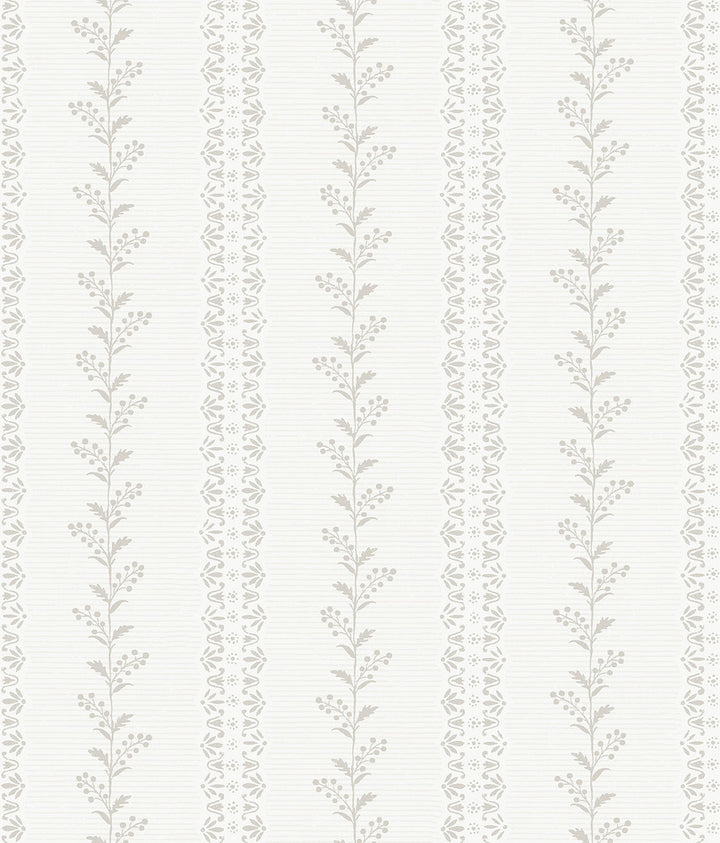 Everleigh Grey Wallpaper by Magnolia Home Magnolia Home 4 Covers about 56.4 square feet 20.5-in by 33-ft long roll Prepasted 24 - Fabric Carolina -
