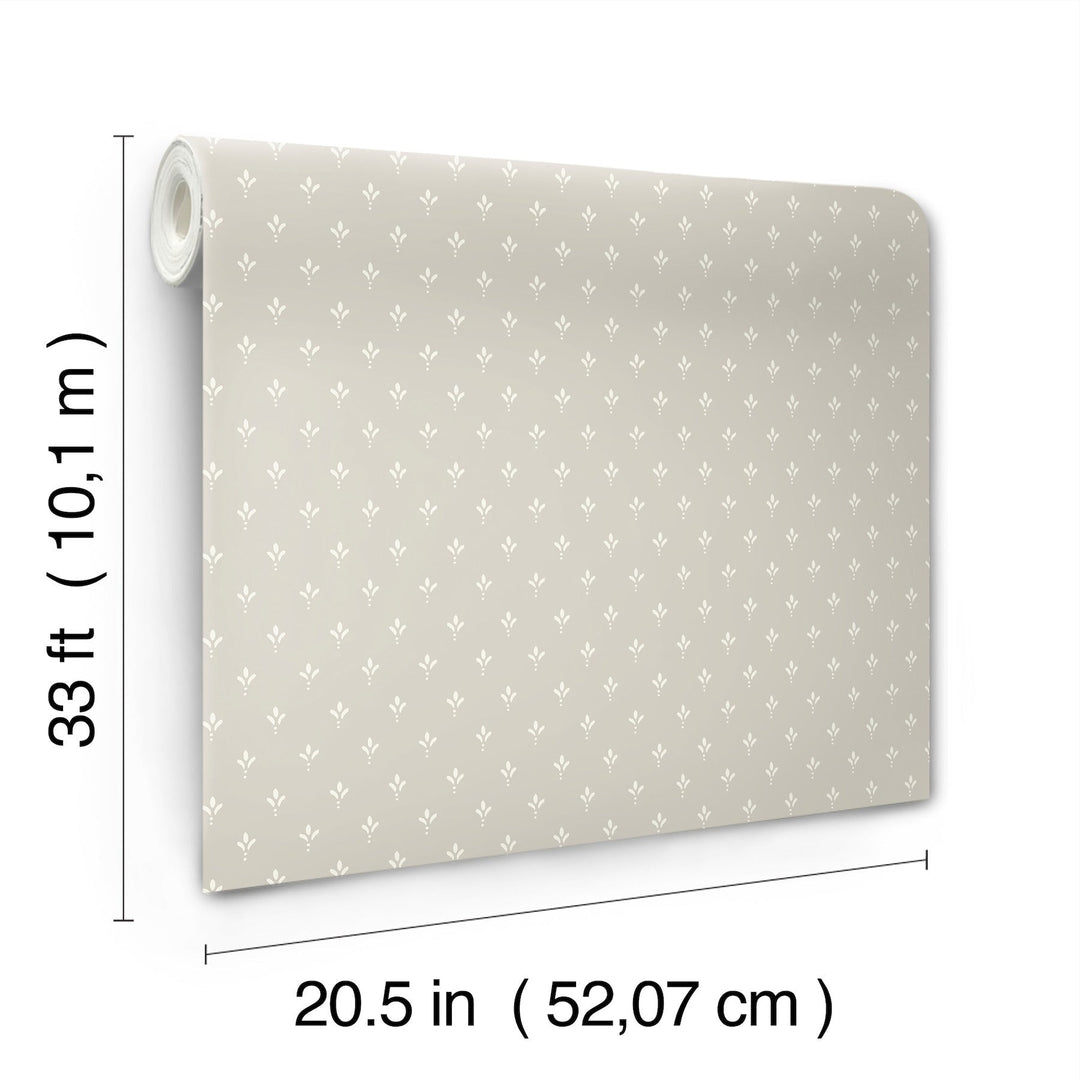 Charm Grey Wallpaper by Magnolia Home Designer