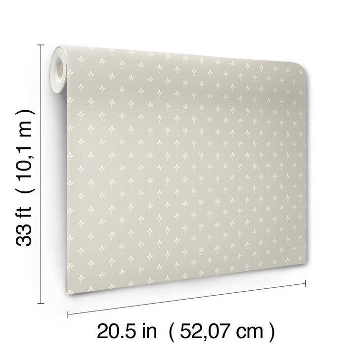 Charm Grey Wallpaper by Magnolia Home Designer