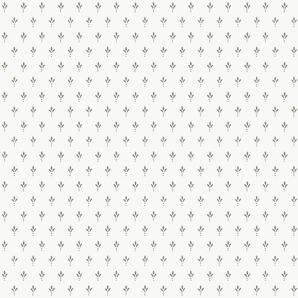Charm Sage Wallpaper by Magnolia Home Magnolia Home 4 Covers about 56.4 square feet 20.5-in by 33-ft long roll Prepasted 20.5 - Fabric Carolina -