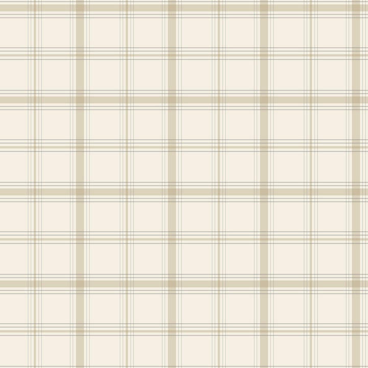 Hunter Neutral Wallpaper by Magnolia Home Magnolia Home 4 Covers about 56.4 square feet 20.5-in by 33-ft long roll Prepasted 20.5 - Fabric Carolina -