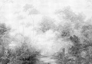 Woodland Black & White Wall Mural by Magnolia Home