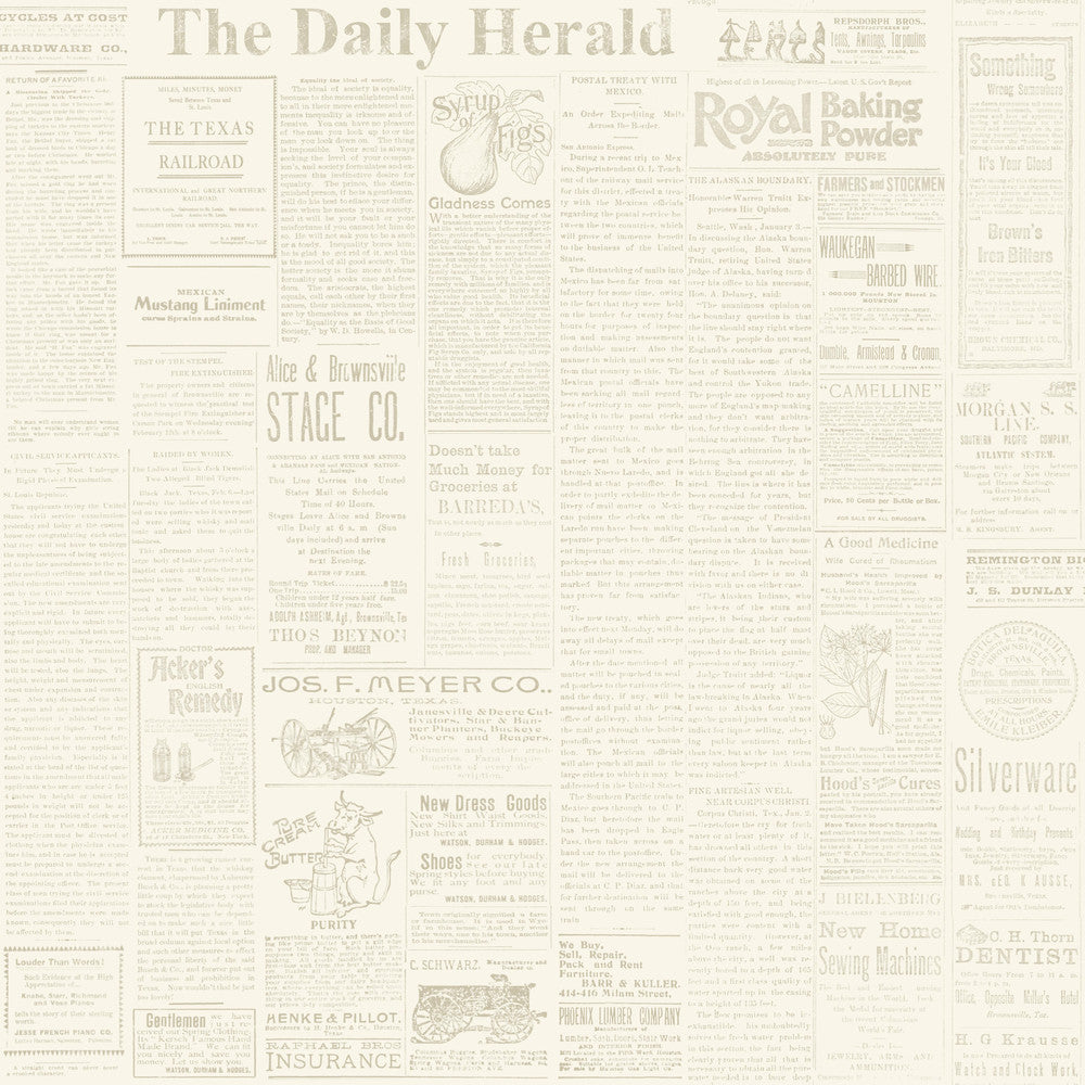 The Daily Yellow Wallpaper by Magnolia Home Magnolia Home Covers about 56.4 square feet 20.5-in by 33-ft long roll Prepasted 20.5 - Fabric Carolina -