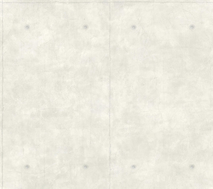 Concrete White & Grey Wallpaper by Magnolia Home Magnolia Home Covers about 60.8 square feet 27-in by 27-ft long roll Prepasted 24 - Fabric Carolina -
