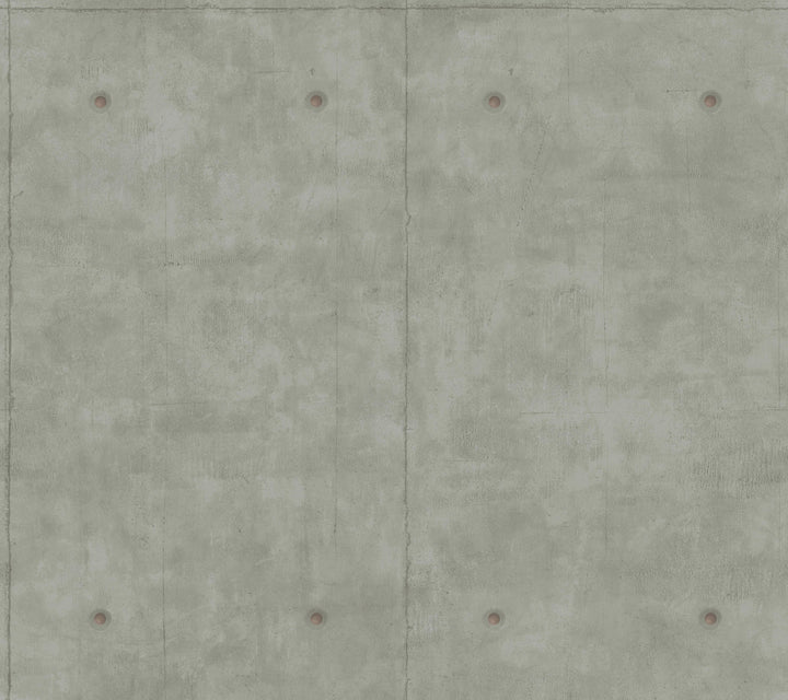Concrete Dark Grey & Copper Metallic Wallpaper by Magnolia Home Magnolia Home Covers about 60.8 square feet 27-in by 27-ft long roll Prepasted 24 - Fabric Carolina -