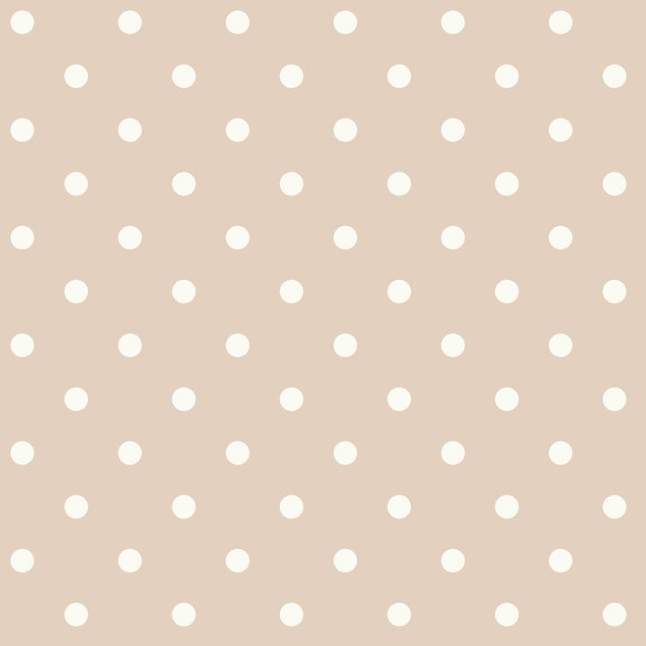 Dots on Dots White & Pink Wallpaper by Magnolia Home Magnolia Home Covers about 56.4 square feet 20.5-in by 33-ft long roll Prepasted 3.38 - Fabric Carolina -