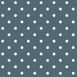 Dots on Dots White & Blue Wallpaper by Magnolia Home