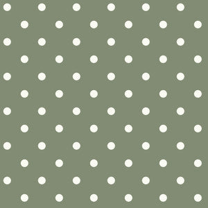 Dots on Dots White & Green Wallpaper by Magnolia Home