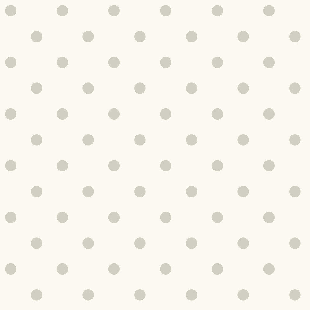 Dots on Dots Grey & White Wallpaper by Magnolia Home Magnolia Home Covers about 56.4 square feet 20.5-in by 33-ft long roll Prepasted 3.38 - Fabric Carolina -