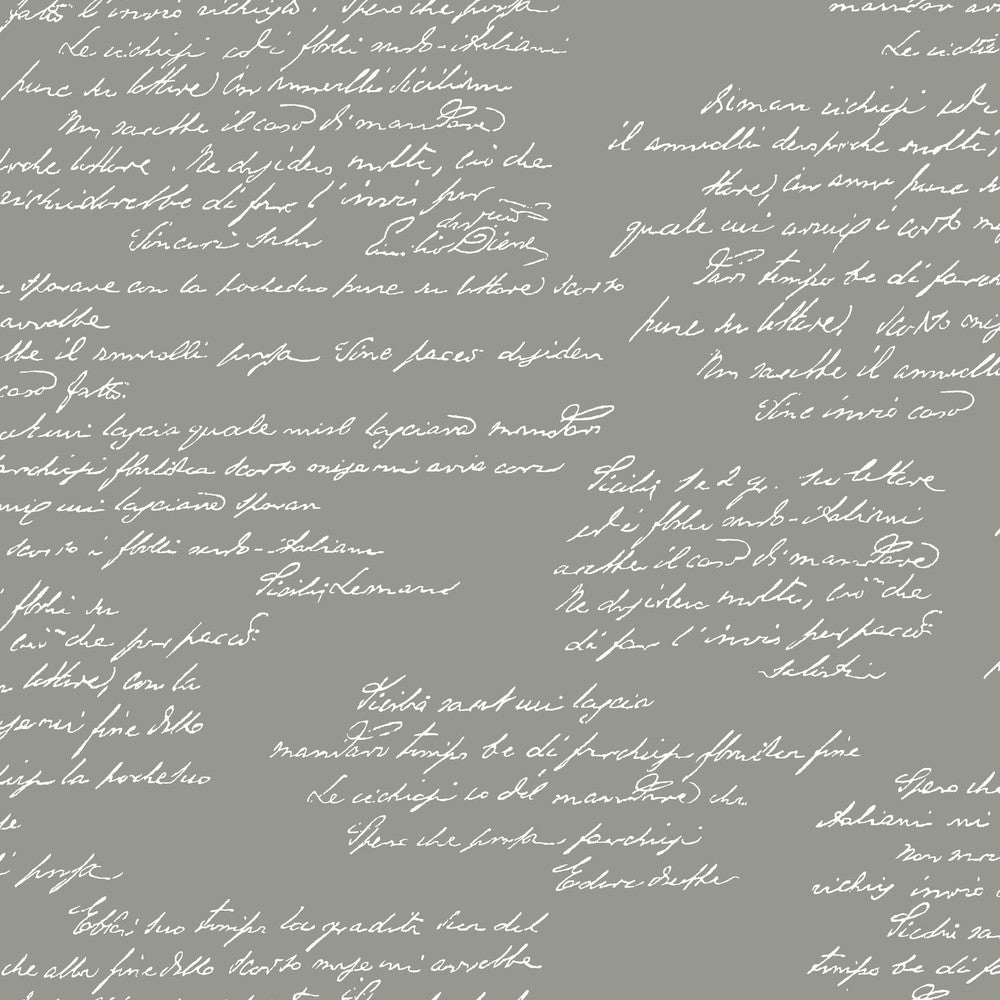 Noteworthy Grey & White Wallpaper by Magnolia Home Magnolia Home Covers about 56.4 square feet 20.5-in by 33-ft long roll Prepasted 20.5 - Fabric Carolina -